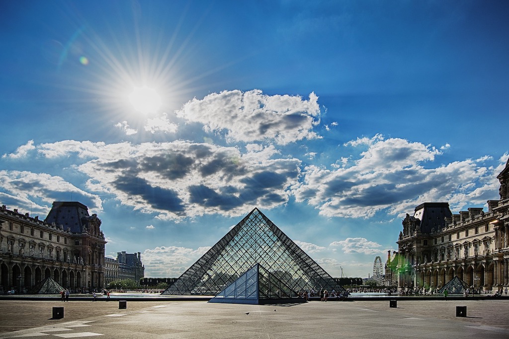 The Louvre in Paris, France